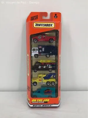 New In Box Matchbox Model 36811 5 Car Gift Set On The Job Exclusive Design • $9.99