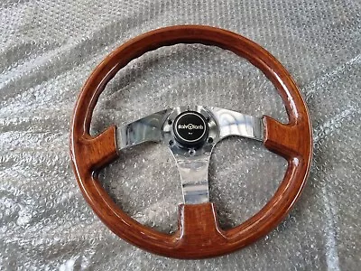 Italvolanti  IMOLA WOOD STEERING WHEELS GREAT GENUINE PART AE86 BMW BENZ VOLVO • $229