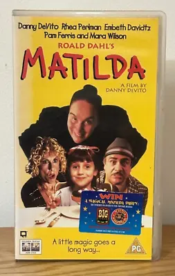 Matilda VHS Video Limited Edition Yellow Cassette Roald Dahl • $31.58