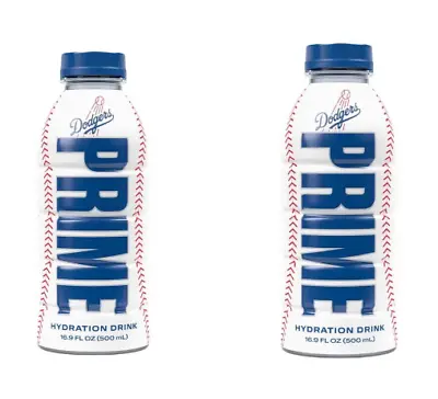 2 X LA Dodgers Prime Hydration Drink NEW LTD Edition Unopened USA Bottle! • £14.98