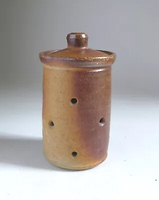 Muchelney Pottery John Leach Wood Fired Stoneware Garlic Storage Jar 14.5cm • £25