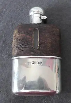 Victorian Silver Hip Flask Samson Mordan Dates 1896 • $252.59
