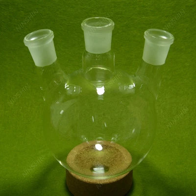 $28.43 • Buy Round Bottom Boiling Flask,1000ml,3 Neck24/29 Joint,Glass Flask,lab Glassware