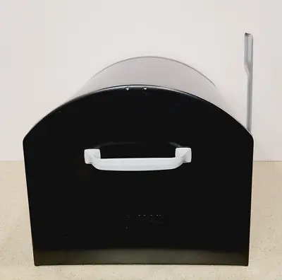 Architectural Mailboxes Centennial Black Post Mount Steel Mailbox - 950020B-10 • $68.88