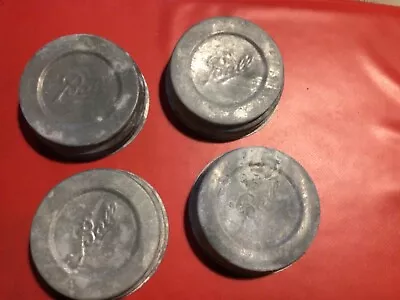 Vintage Balls Zinc Canning Jar Lids - Lot Of 4 • $17