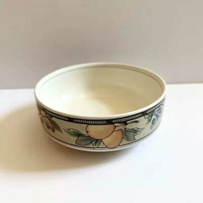 Mikasa Garden Harvest CAC29 Intaglio Fruit Leaves (1) Soup Cereal Bowl 6-3/8  • $10