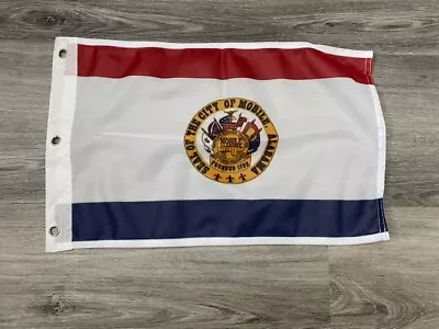 12 X 18 12  X 18  City Mobile Alabama Flag Banner Grommets39 • $8.60