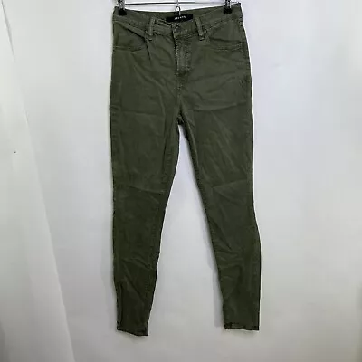 J Brand 26 Maria High Rise Skinny Green Skinny Jeans Pants Malachite Stretch • $15