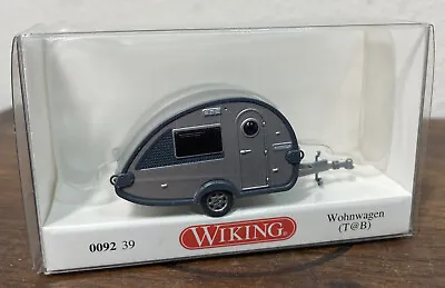 Wiking Wohnwagen  T@B Camper/Camping Trailer 1:87 Scale NIP 0092 39 • $17.95