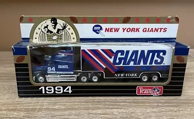 1994 Ny Giants Truck Trailer Matchbox Team Collectibles Nfl New Mack Tractor Nib • $17.95