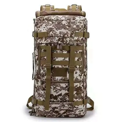 70L Military Tactical Army Backpack Rucksack Hiking Camping Trekking Bag Outdoor • £18.99