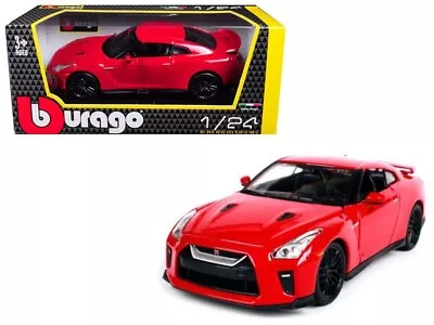 Bburago 1:24 Nissan GT-R R-35 Red 18-21082 Diecast • $24.99