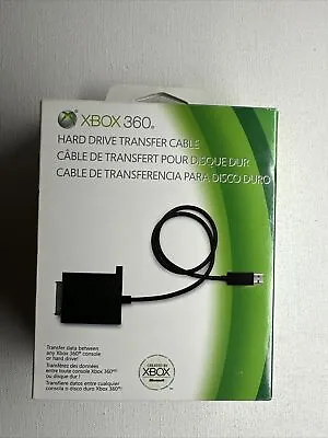 Microsoft Xbox 360 Hard Drive Transfer Cable Video Game Accessory New • $18.99