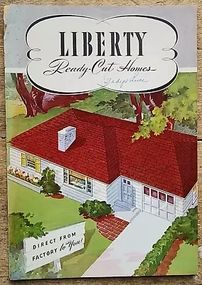 Liberty Homes 1950 Mail-Order Pre-Cut Houses Architecture Mid Century Modern • $20