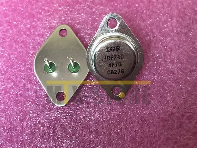 10PCS IRF240 New Best Trans MOSFET N-CH 200V 18A 3-Pin(2+Tab) TO-3 • $17.86