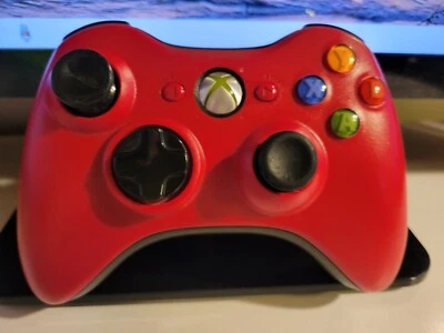 $19.99 • Buy OEM Microsoft Xbox 360 Red Limited Edition Wireless Controller TESTED