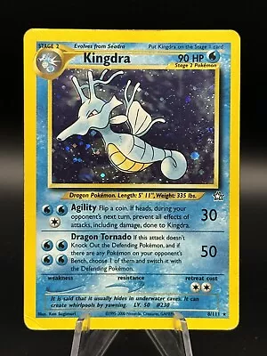 Pokémon TCG Kingdra Neo Genesis 8 Holo Unlimited Holo Rare • $0.99