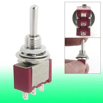 AC 250V 2A 120V 5A SPDT On/Off/On 3 Position Momentary Toggle Switch • $6.88