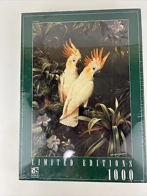 VTG National Wildlife Federation Cockatoos Michael Jackson Ltd Ed 1000 Pc Puzzle • $34.88