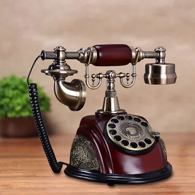 Vintage Rotary Dial Telephone Phone Working Vintage Retro Old Fashion Telephone  • $60