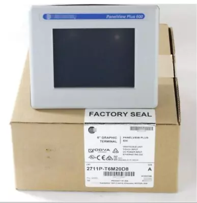 New 2711P-T6M20D8 Ser A PanelView Plus 600 For AB Factory Sealed Fast Ship 1pcs • $2989