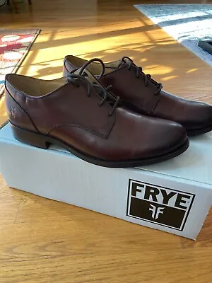 Frye Melissa Oxford Brown Leather Shoes Size 8 - NIB • $110