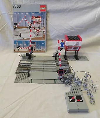 Lego 7866 Level Crossing 100% Complete 12 Volt Train Series 1983 • $350