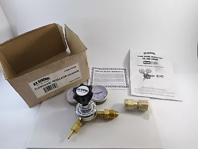 US General | Flow Gauge Regulator | Co2 & Argon | Model 47259 W/ Box And Manual • $19.90