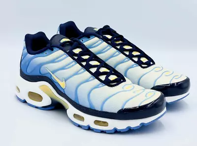 Nike Air Max Plus TN Blue Topaz Gold (Womens Size US 10) • $150