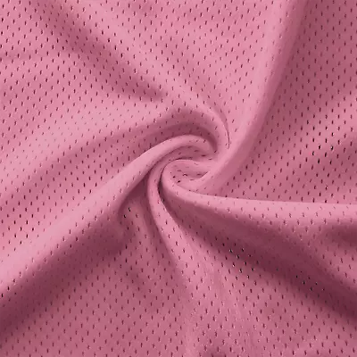 Baby Pink Pro Mesh Heavy Athletic Jersey Fabric - 58  Wide - Medium Holes • $14.95