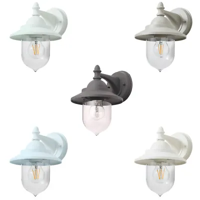 £19.99 • Buy Litecraft Bacup Wall Light Outdoor Industrial Fisherman Lanterns In 5 Colours   