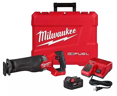 Milwaukee 2821-21 M18 FUEL SAWZALL Recip Saw Kit • $259.75