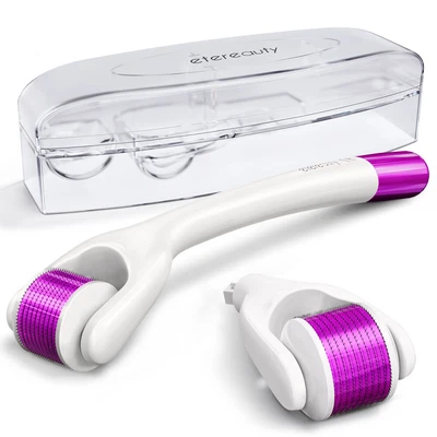 $30.07 • Buy ETEREAUTY Rustproof Hygienic Travel Derma Roller Microneedle Kit Needles Roller