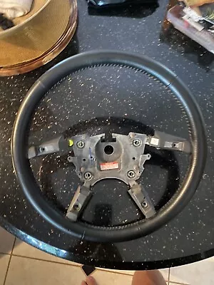 Holden Commodore SS VY Black Leather Steering Wheel Good Condition • $100