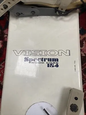Vision Spectrum Woodcore 154cm Snowboard; Men’s Heel Side Boots Size 10; VR Bind • $200