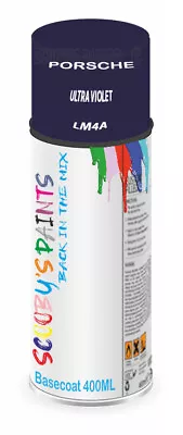 For Porsche Aerosol Paint Spray Ultra Violet Lm4A Car Can Scratch Fix Repair • £17.40