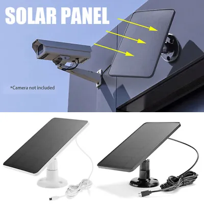 £12.38 • Buy New Solar Panel For Ring Spotlight Camera/Stick Up Cam Battery Charger 10W UK