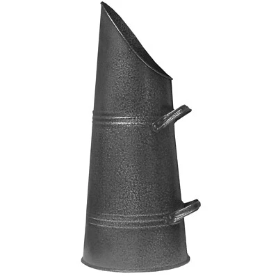 £19.95 • Buy Scuttle Metallic Silver Coal Scuttle Bucket 23  - Heavy Duty Metal Hod Skuttle