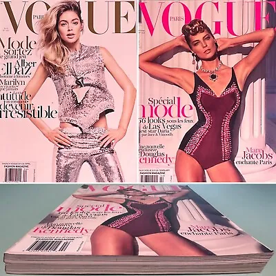 [Lot Of 2] Vogue Paris FRENCH Fashion Magazines Alber Elbaz Marilyn Monroe 2012 • $45