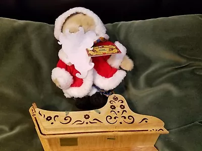 *Muffy VanderBear Santa With Sled • $29.40