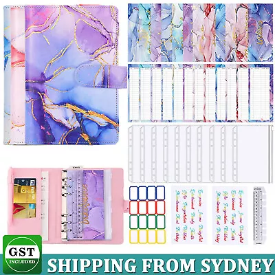 A6 Colorful Printed Binder Budget Loose-leaf Notebook Planner Money Organizer AU • $8.65