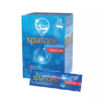 Spatone Liquid Iron Supplement Sachets 25ml X 28 Pack • $53.95