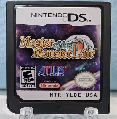 Master Of The Monster Lair (Nintendo DS 2008) Cartridge - Authentic & Tested • $23.50