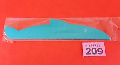 Children's Aluminium Fish/ Whale Shaped Ruler   Metallic  Turquoise • £3.49