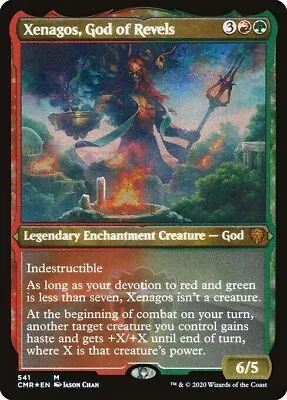 1 X Xenagos God Of Revels - Foil Etched - Commander Legends - NM-Mint - MTG • $8.99