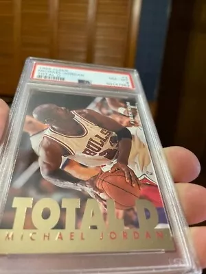 1995 Fleer TOTAL D #3 Of 12 Michael Jordan PSA 8 NM-MT! HOF/GOAT! Perfect Case! • $29