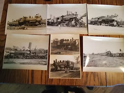 7 Steam Locomotive Photos Southern Pacific Lowville & Beaver River • $20