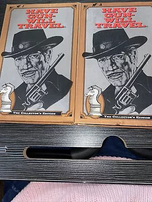 VHS ~  Have Gun Will Travel  1958-62. 2 Tapes 8 Episodes. 204 Min Richard Boone • $5