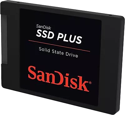 SanDisk SSD Hard Drive PLUS Sata III 2.5 Inch Internal SSD 120GB 240GB 480GB 1TB • £28.99