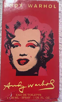 Andy Warhol Marilyn Monroe Eau De Toilette Spray I U.S. Fl. Oz. NEW In Box • $9.99